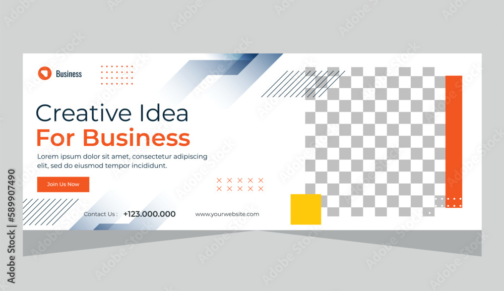 Design banner business marketing and website banner