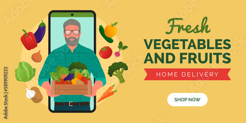 Buy fresh vegetables and fuits online
