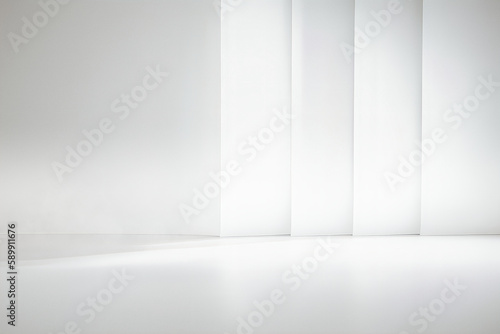 Wallpaper Mural Abstract white studio background for product presentation.  Torontodigital.ca