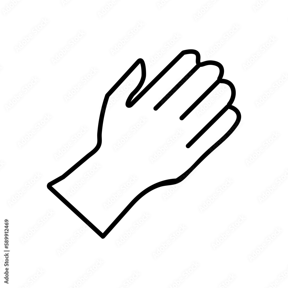 HAND icon design template vector HAND icon design template vector