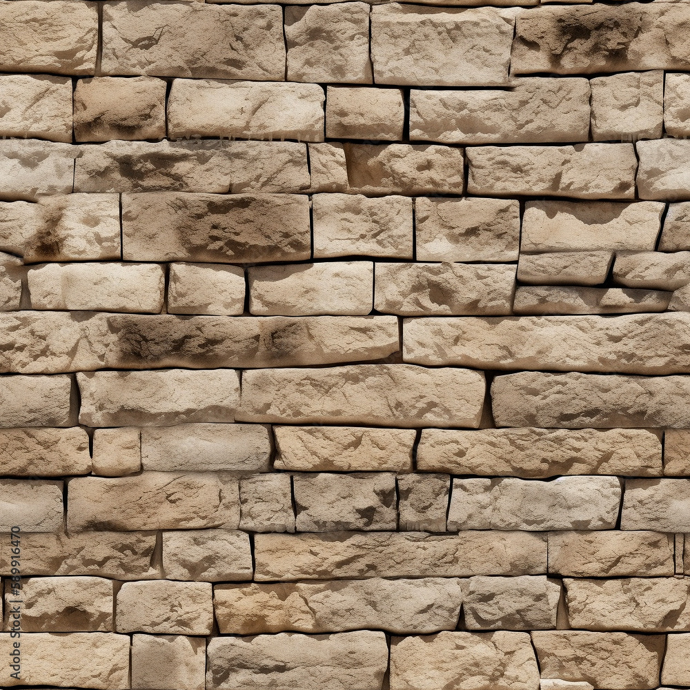 Fototapeta premium Jeruslem Stone Wall Tile 1 - Repeating Tile
