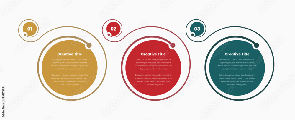 Spiral steps infographic text and data presentation template design ...