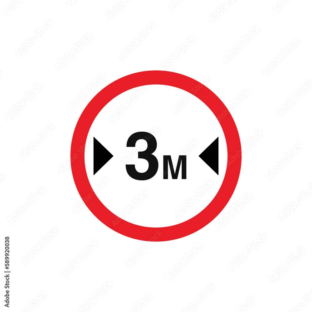 Circle Traffic Sign, Road Sign Vector Template Circle Traffic Sign, Road Sign Vector Template