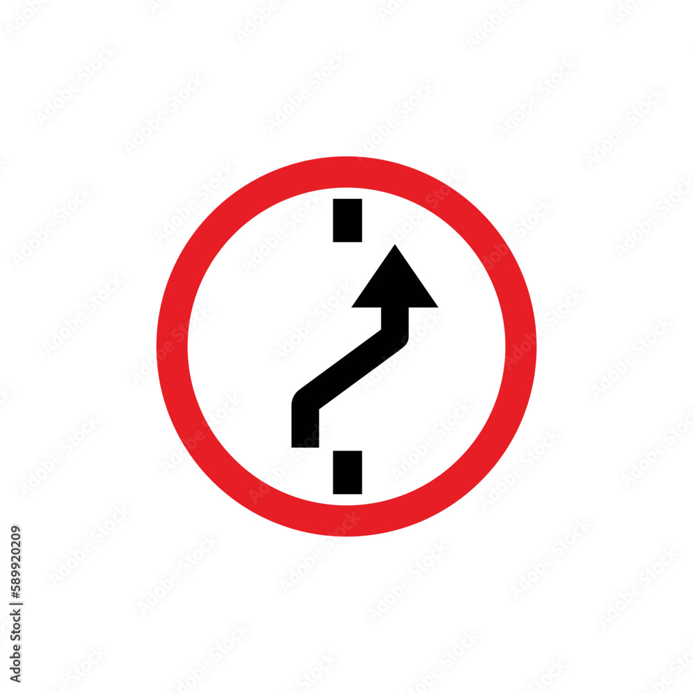 Circle Traffic Sign, Road Sign Vector Template Circle Traffic Sign, Road Sign Vector Template