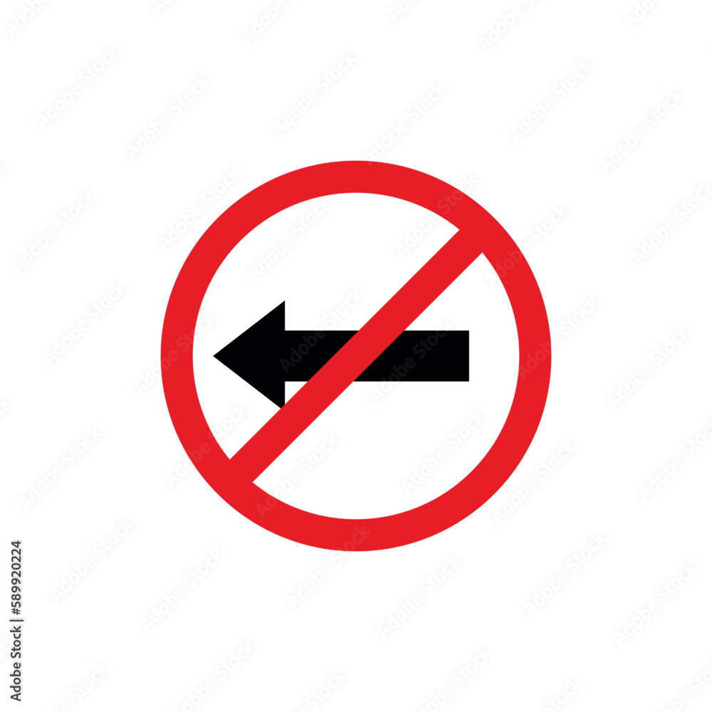 Circle Traffic Sign, Road Sign Vector Template Circle Traffic Sign, Road Sign Vector Template