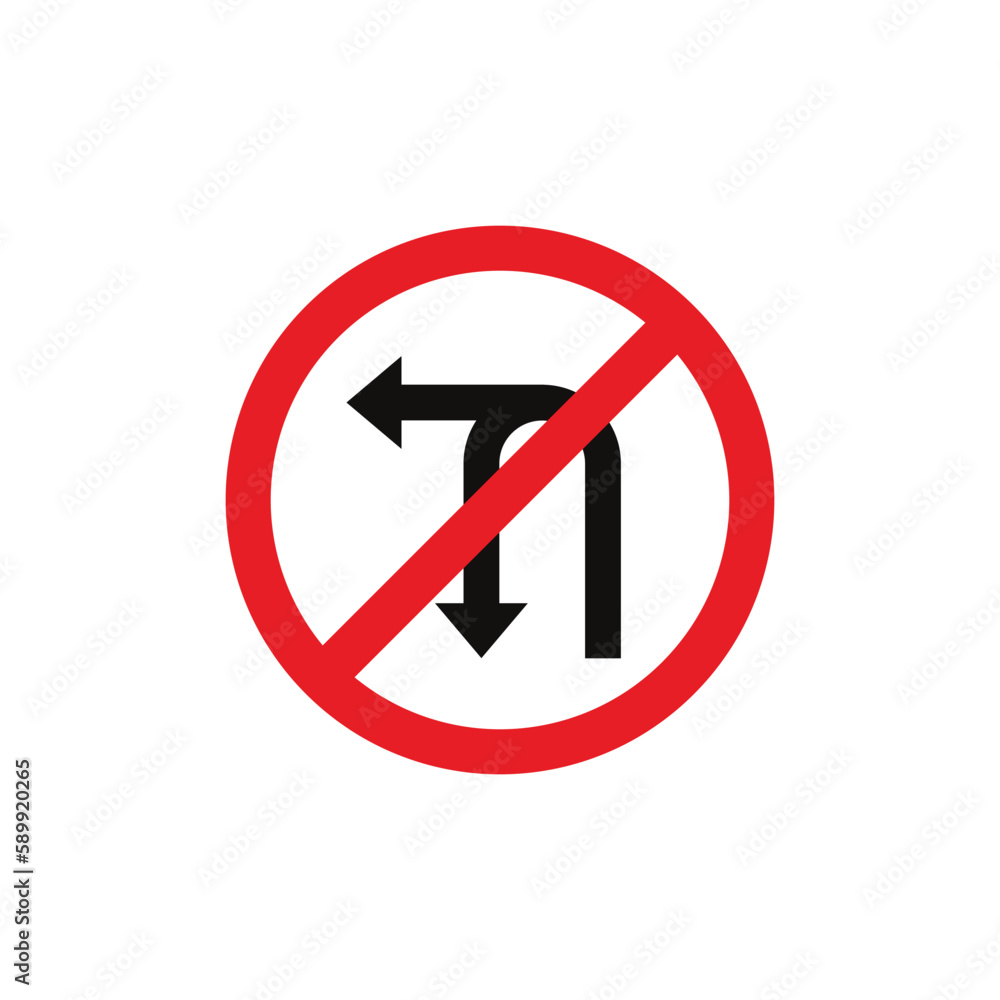 Circle Traffic Sign, Road Sign Vector Template Circle Traffic Sign, Road Sign Vector Template
