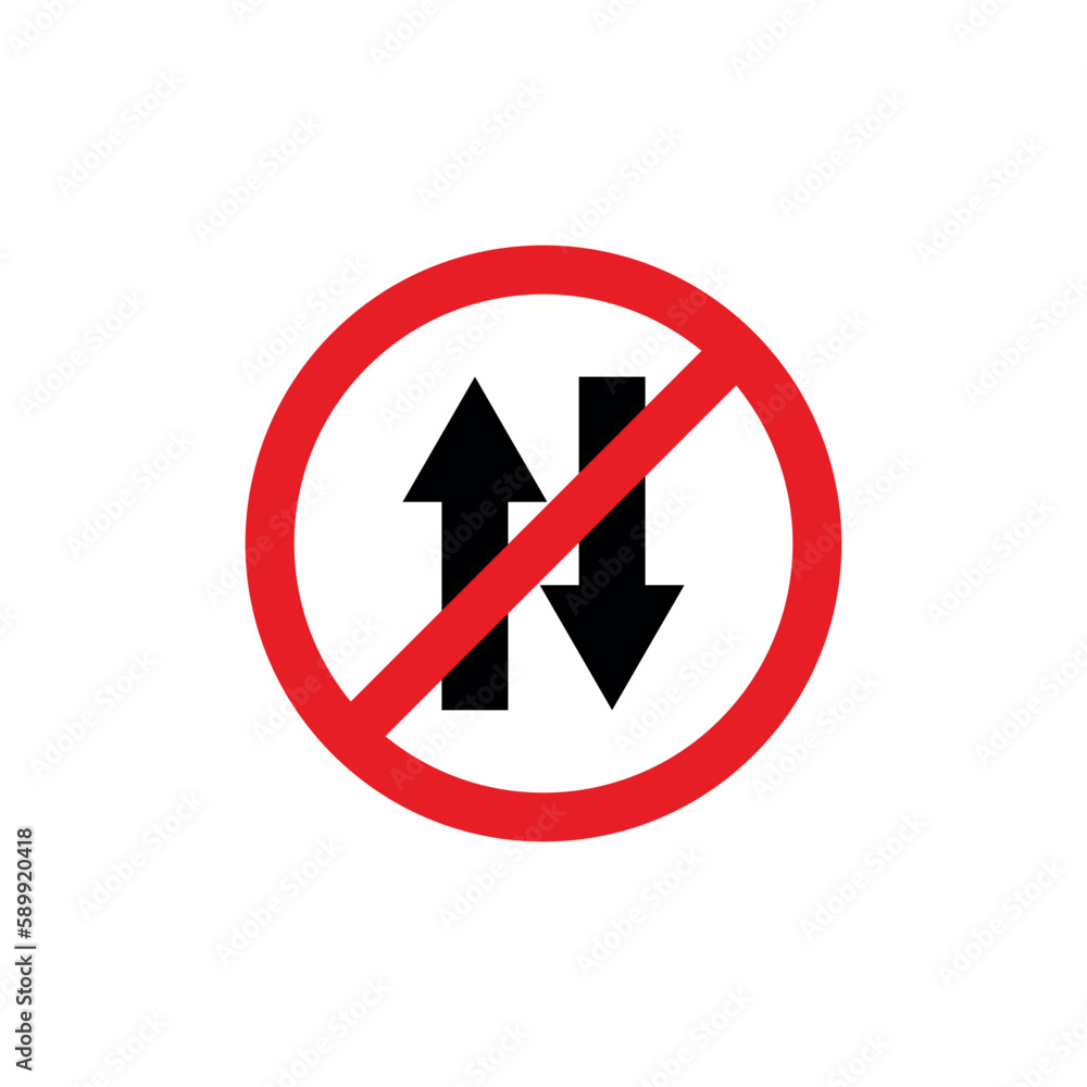 Circle Traffic Sign, Road Sign Vector Template Circle Traffic Sign, Road Sign Vector Template