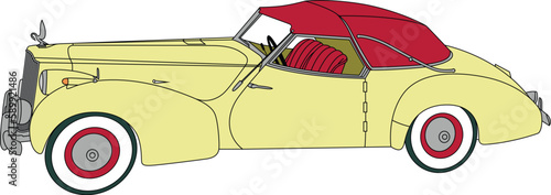 retro motor classic car