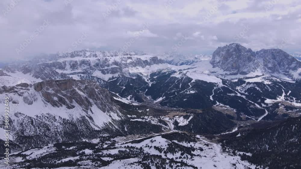 Snowy mountains, a magical view of the Dolomites, the pearl of the Alps. Snowy mountains, a magical view of the Dolomites, the pearl of the Alps.