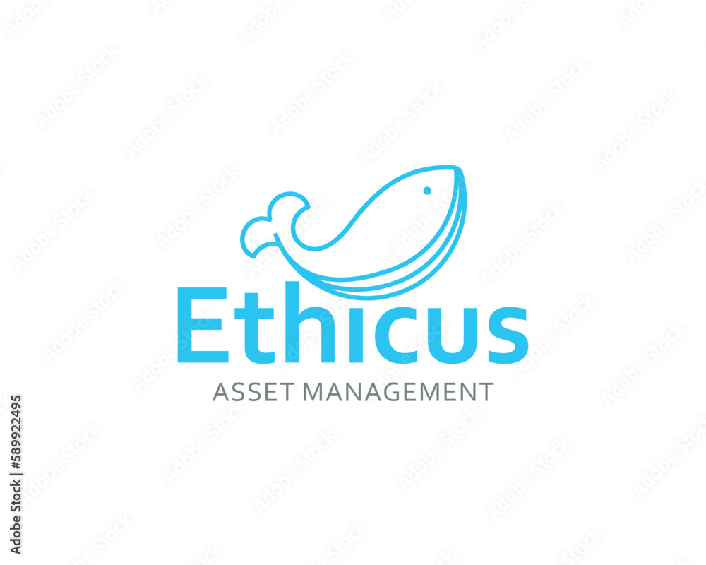 Line art based dolphin logo for resort and food business. Line art based dolphin logo for resort and food business.