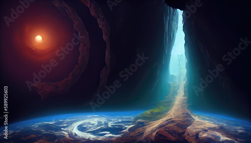 Earth's Inevitable Journey Through a Mysterious Portal