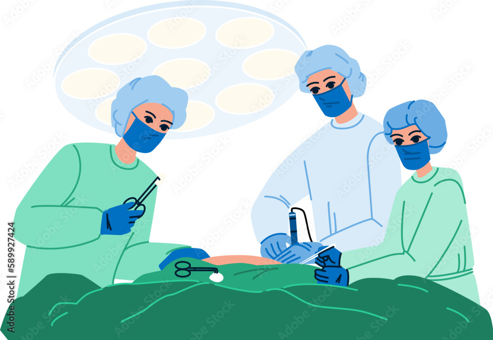 surgery operate vector
