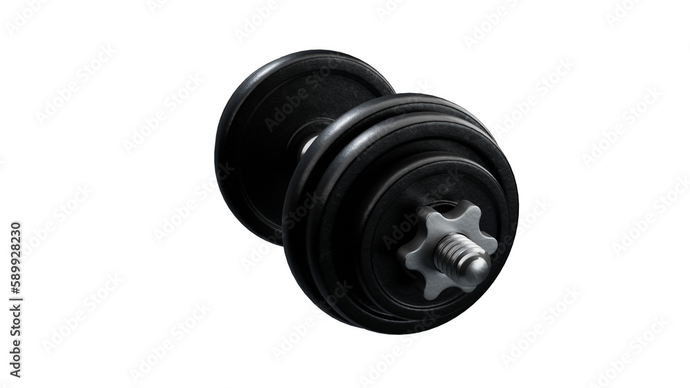 Black rubber dumbbells with perforated handle Black rubber dumbbells with perforated handle
