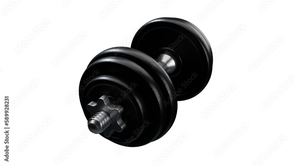 Black rubber dumbbells with perforated handle Black rubber dumbbells with perforated handle