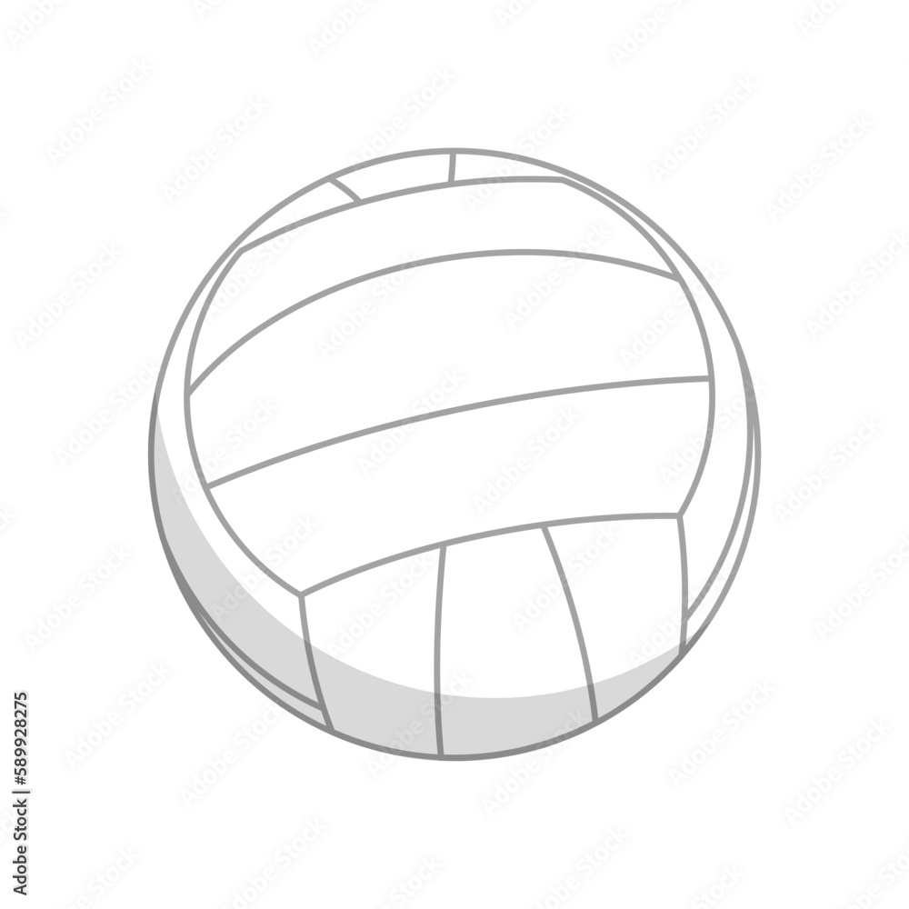 volley ball flat design style with good quality