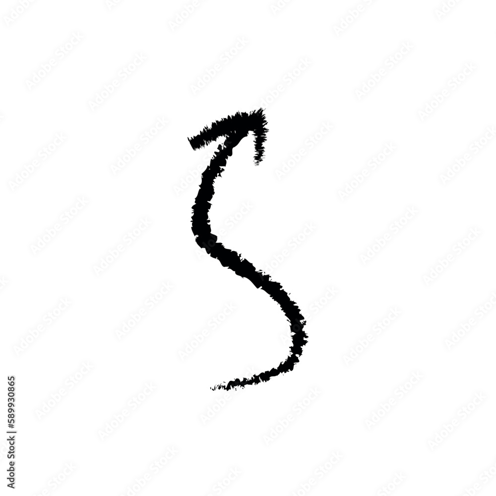 Sketch amor arrow black line icon. Sketch amor arrow black line icon.