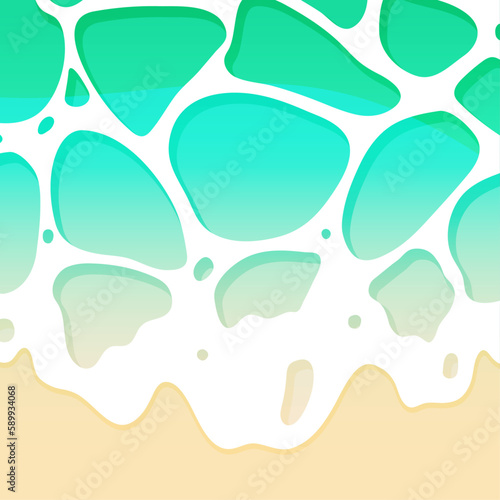 背景イラスト_きれいな海