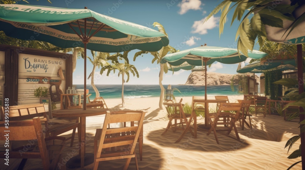 Bossa Nova Beach Cafe Ambience: Relaxing Vibes by the Shore