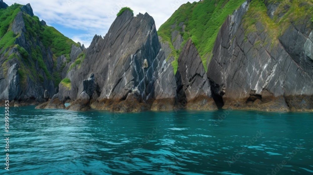Formations and Turquoise Waters of Spire Cove: A Stunning Natural Wonder