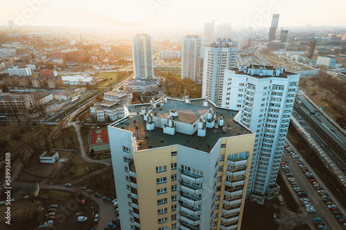 Obraz na płótnie Katowice w salonie