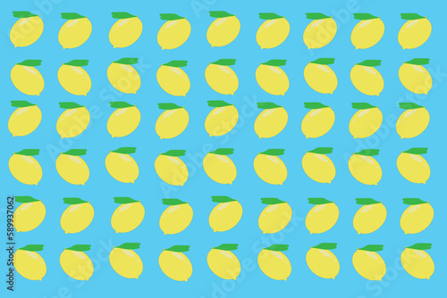 Seamless lemon pattern texture background