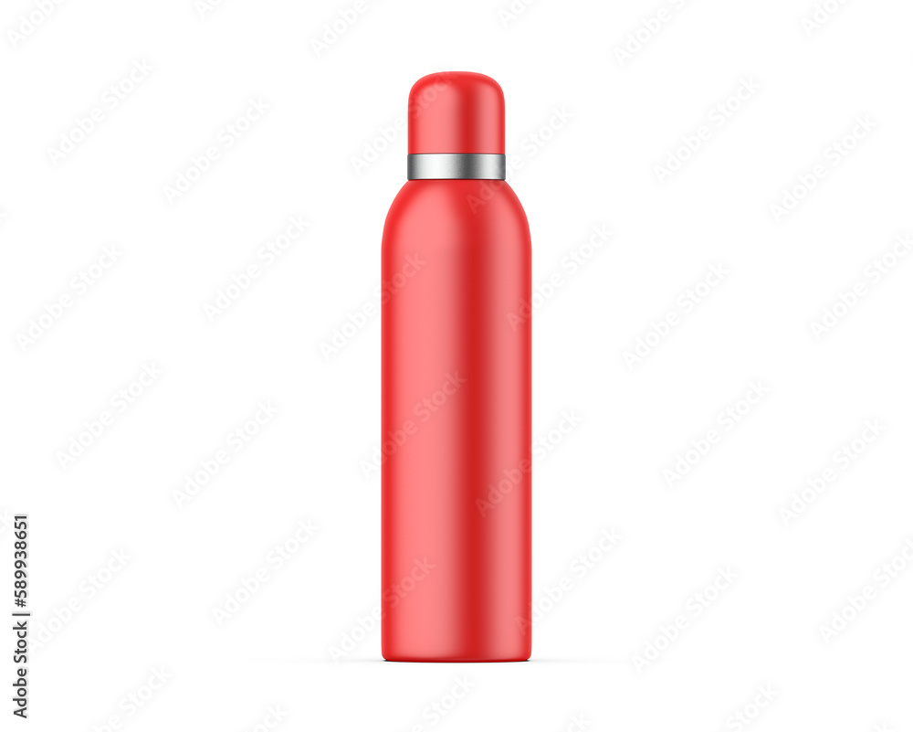 Blank aluminum deodorant spray can for branding and mock up. 3d render illustration. Blank aluminum deodorant spray can for branding and mock up. 3d render illustration.