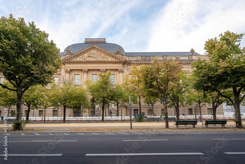 Photography Berlin State Library at Unter den Linden Boulevard - Berlin, Germany