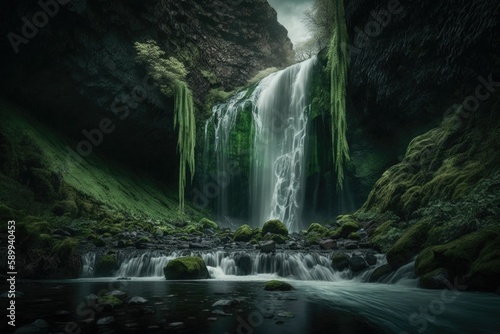 Huge Green Waterfall Captured in Stunning Detail with Hasselblad and Fujifilm XT100 © Arnolt