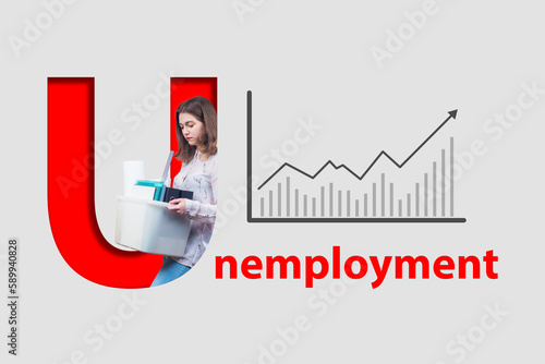 Unemployment problem. Woman...