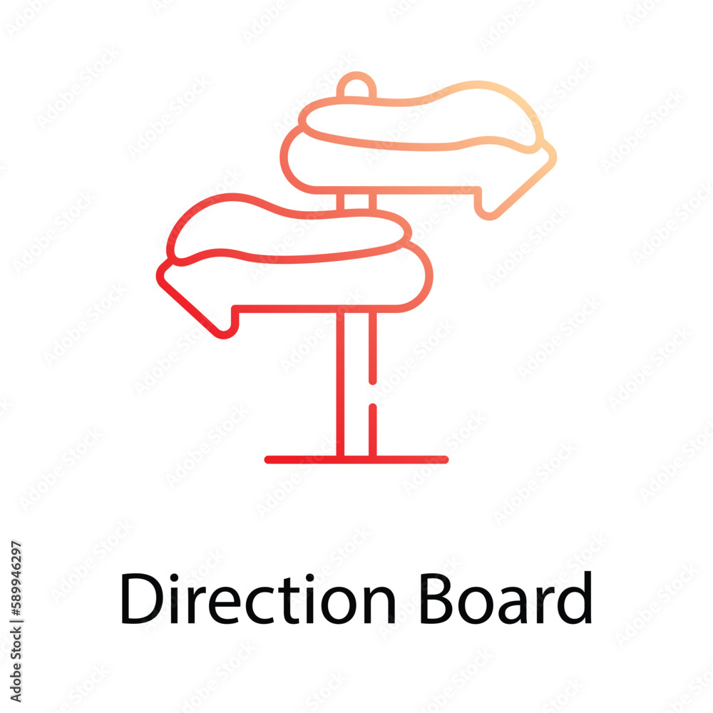 Direction Board icon. Suitable for Web Page, Mobile App, UI, UX and GUI design Direction Board icon. Suitable for Web Page, Mobile App, UI, UX and GUI design