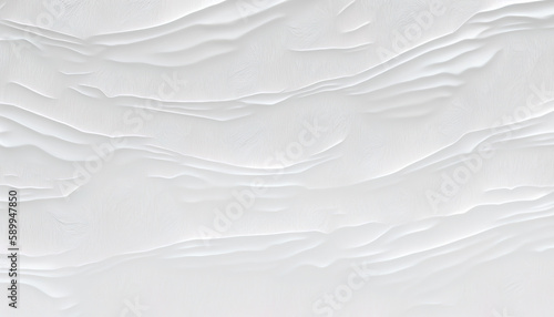 Abstract white background - Abstract White and Grey Surface Background with Subtle Waves - ai generated