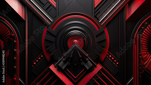 A dynamic and bold art deco inspired background
