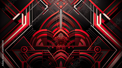 A dynamic and bold art deco inspired background