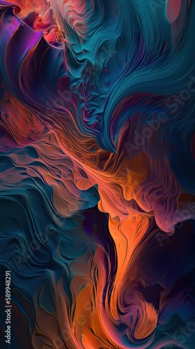 abstract background with waves