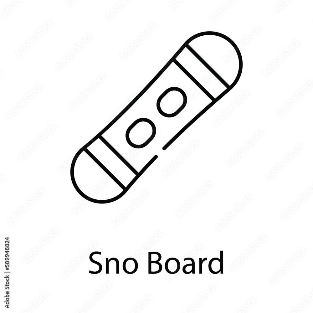 Sno Board icon. Suitable for Web Page, Mobile App, UI, UX and GUI design Sno Board icon. Suitable for Web Page, Mobile App, UI, UX and GUI design