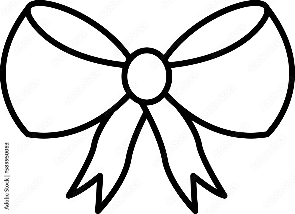 Black and white ribbon bow icon. PNG with transparent background. Black and white ribbon bow icon. PNG with transparent background.