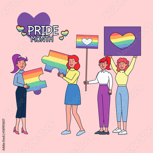 Couples who choose their sexes come together to show their strength and celebrate their freedom