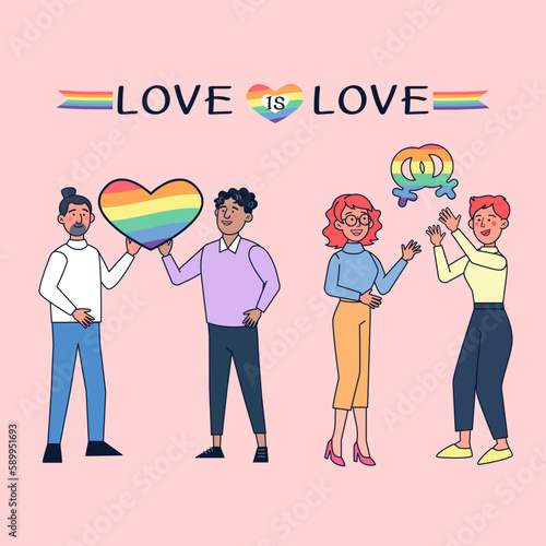Couples who choose their sexes come together to show their strength and celebrate their freedom