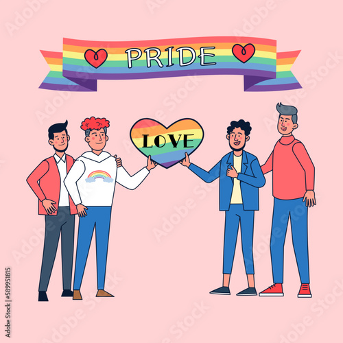 Couples who choose their sexes come together to show their strength and celebrate their freedom