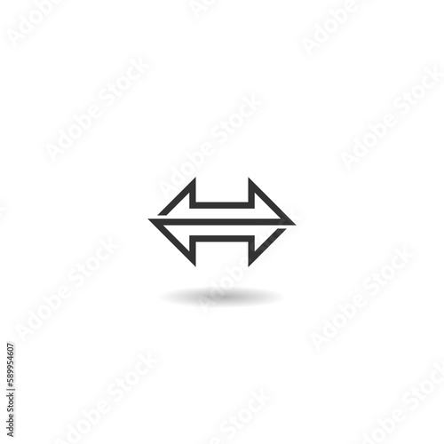 Free Download Exchange arrows icon with shadow - GFXLoad