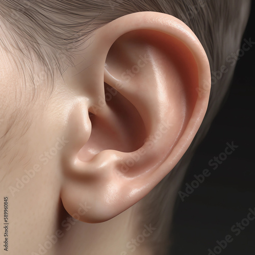 close up of ear photo