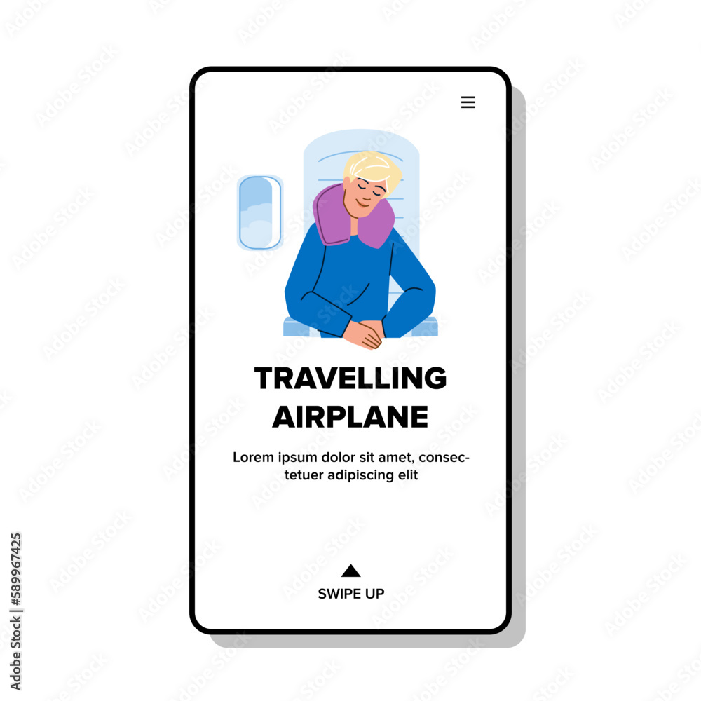travelling airplane man vector travelling airplane man vector