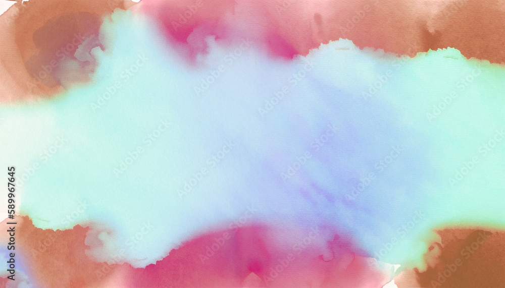 watercolor background pastel social media template 2