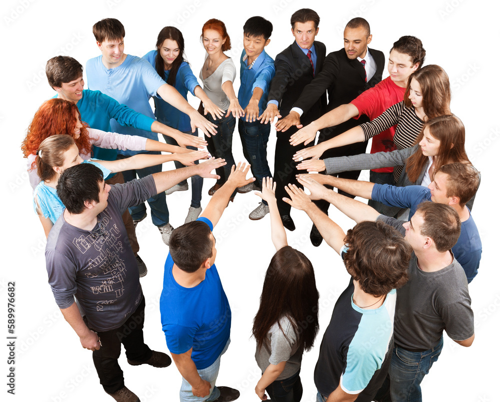 © BillionPhotos.com - Top View of People in Circle with Their Hands Together © BillionPhotos.com - Top View of People in Circle with Their Hands Together