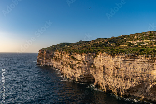 Miġra Ferħa (limits of Baħrija, Malta) and its surroundings