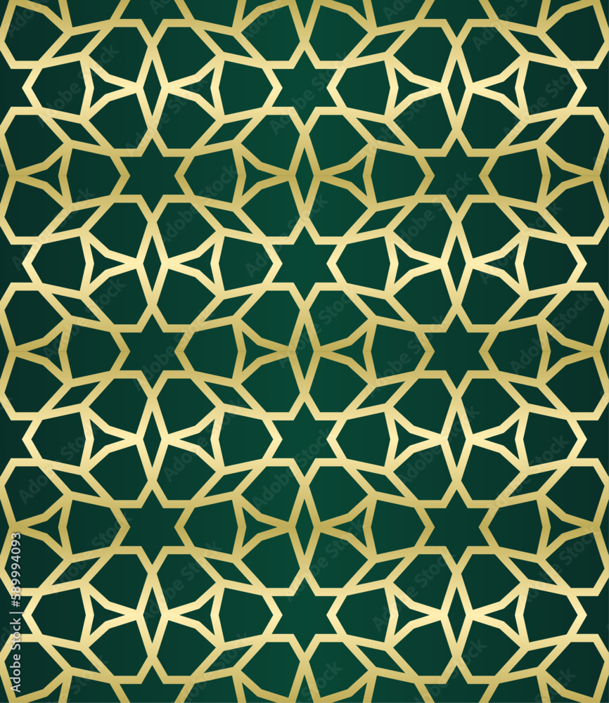 Islamic background with traditional style arabic. Seamless pattern for card, background, fabric or abstract design. Muslim ornament. Islamic background with traditional style arabic. Seamless pattern for card, background, fabric or abstract design. Muslim ornament.
