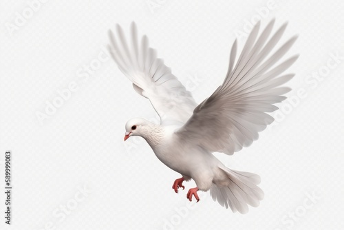 white dove - generative ai © Andrus Ciprian