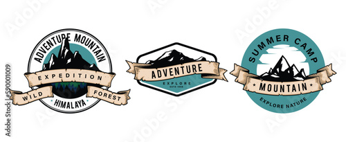 vintage mountain labels