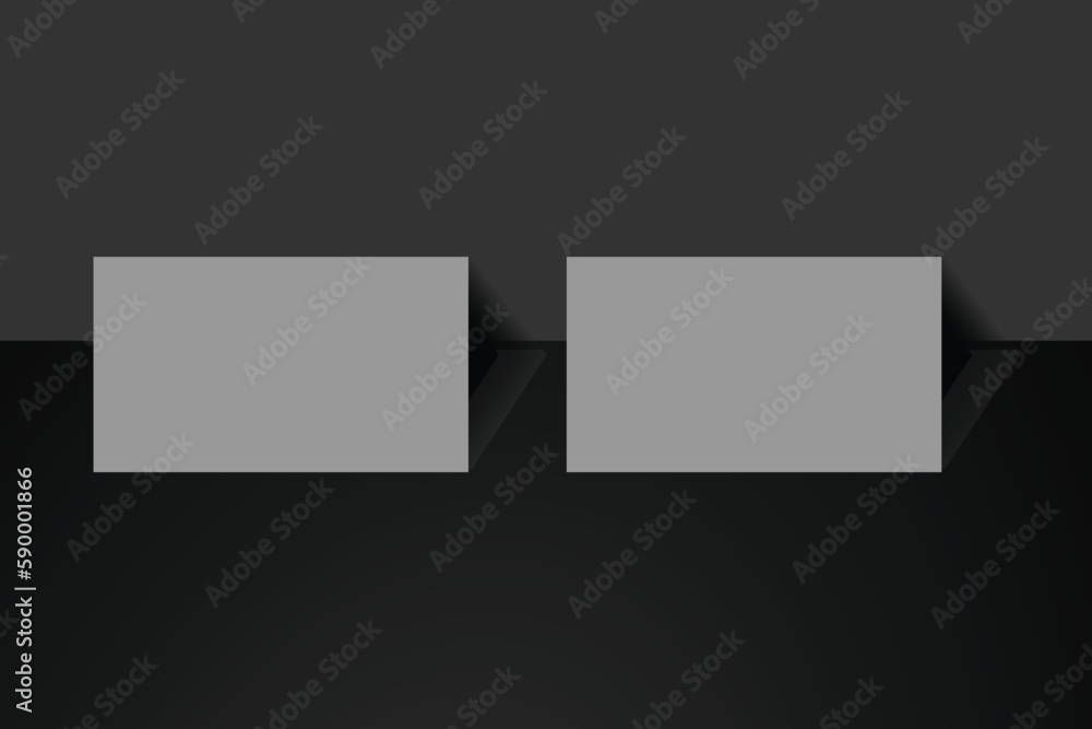 White Minimal Business Card Mockup White Minimal Business Card Mockup