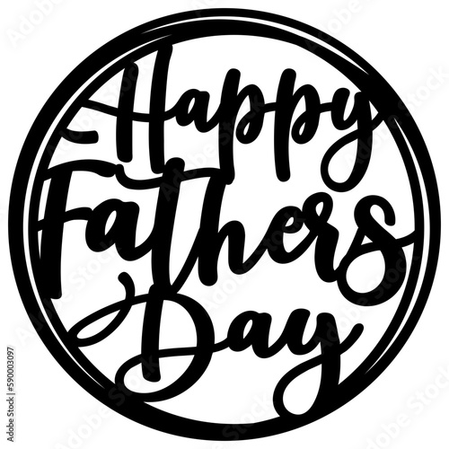 Happy Fathers day cake topper svg, papercut file for cricut